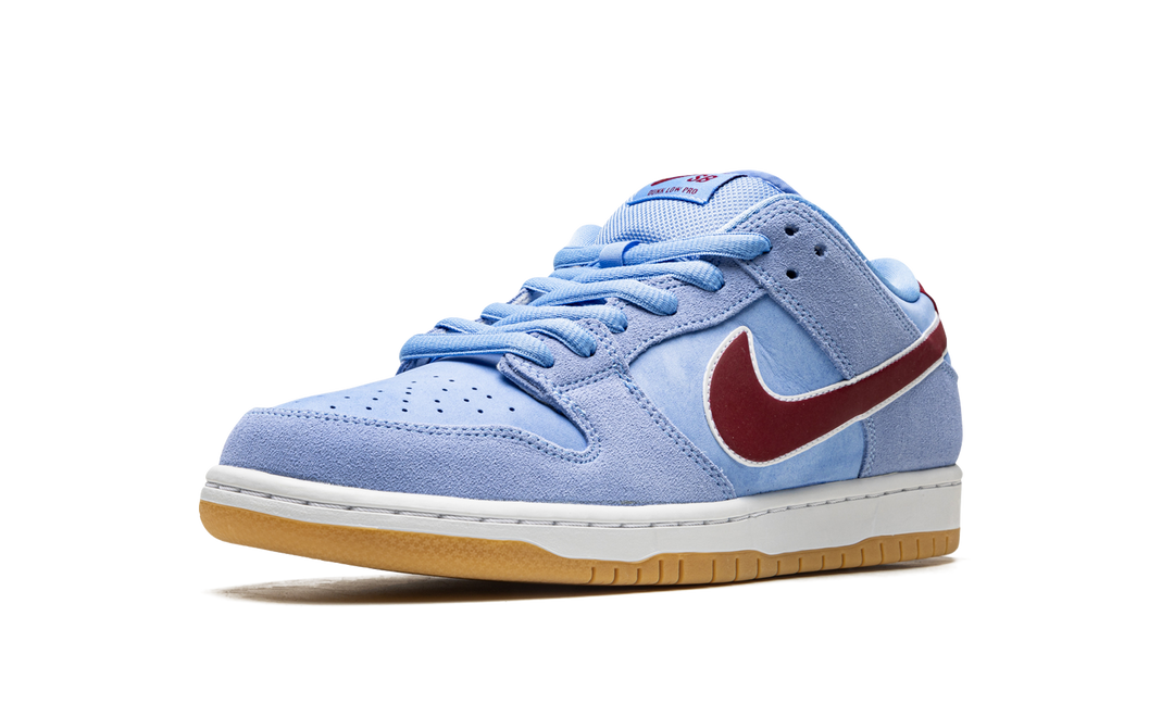 NIKE SB DUNK LOW VALOUR BLUE TEAM MAROON