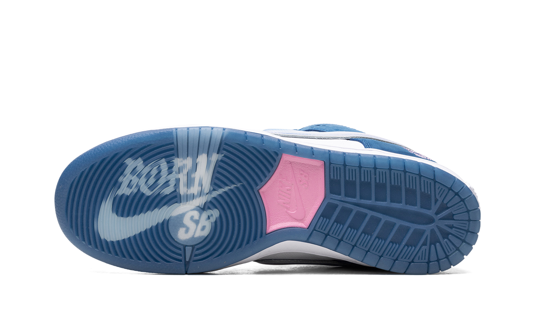 NIKE SB DUNK LOW X BORN X RAISED WHITE BLUE