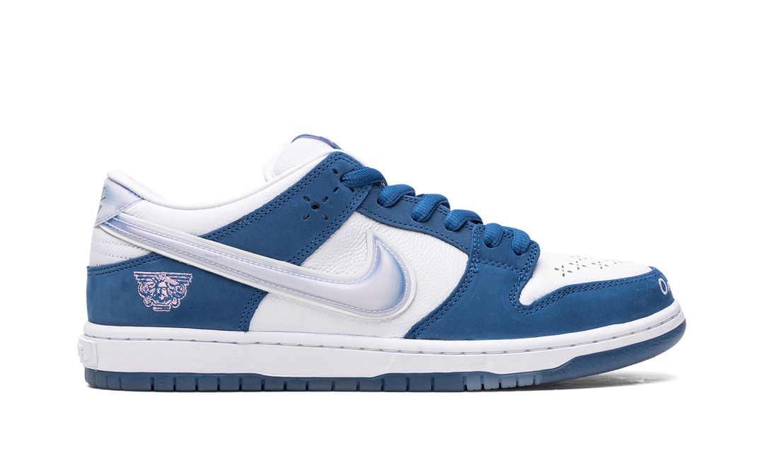 NIKE SB DUNK LOW X BORN X RAISED WHITE BLUE