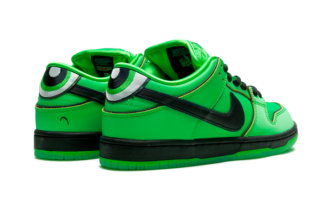 NIKE SB DUNK LOW X THE POWERPUFF GIRLS BUTTERCUP