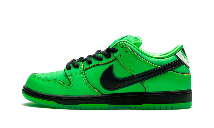 NIKE SB DUNK LOW X THE POWERPUFF GIRLS BUTTERCUP