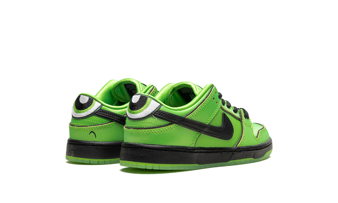 NIKE SB DUNK LOW X THE POWERPUFF GIRLS BUTTERCUP PS