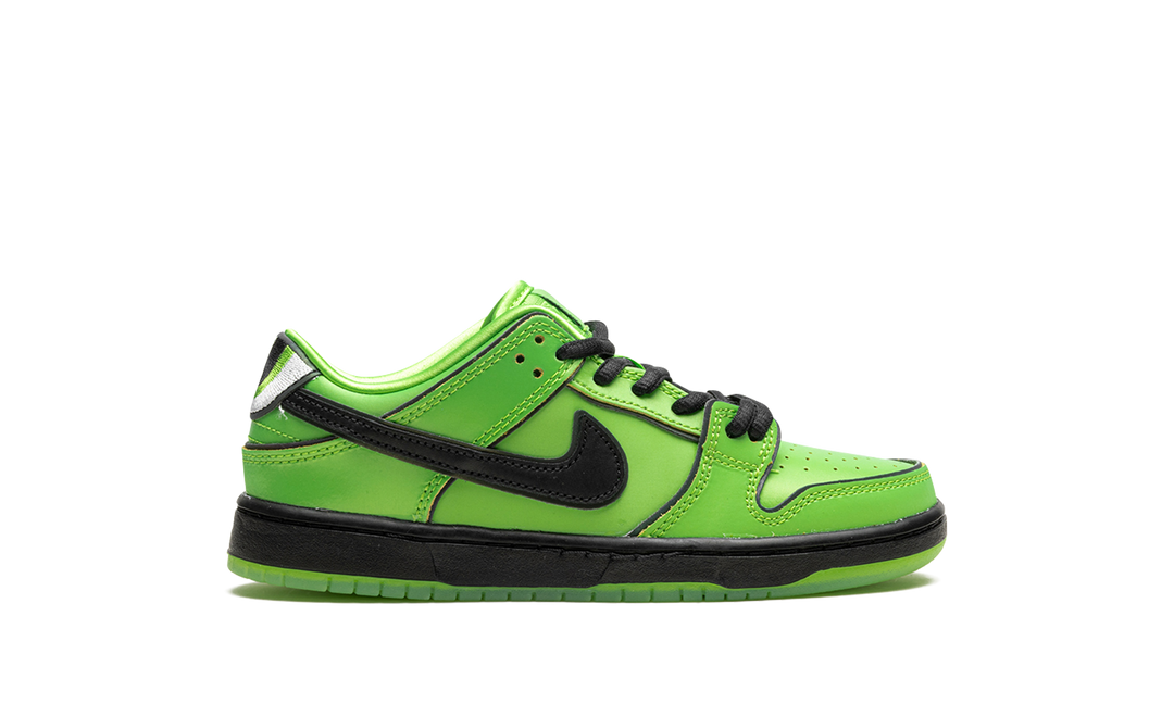 NIKE SB DUNK LOW X THE POWERPUFF GIRLS BUTTERCUP PS