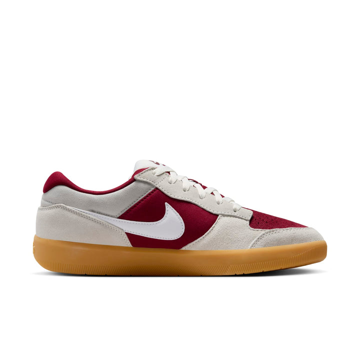 NIKE SB FORCE 58 TEAM RED GUM LIGHT BROWN
