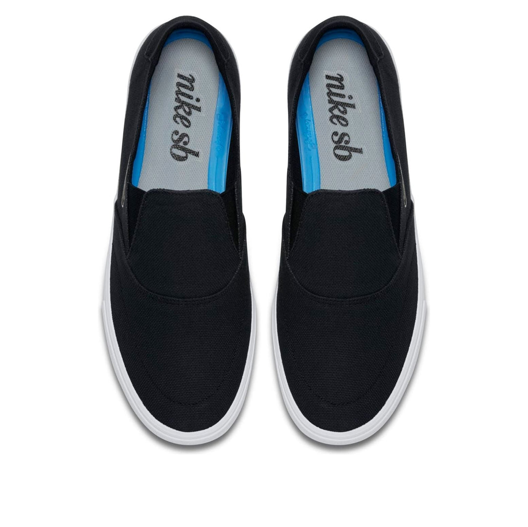 NIKE SB PORTMORE II SOLARSOFT SLIP BLACK LIGHT BONE