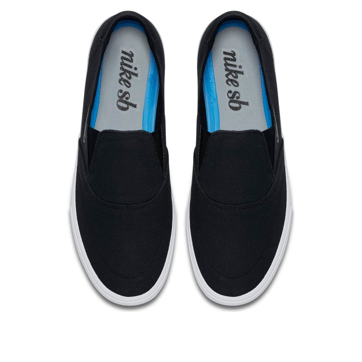 NIKE SB PORTMORE II SOLARSOFT SLIP BLACK LIGHT BONE