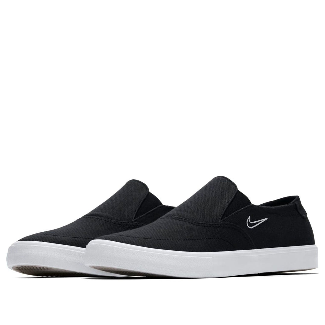 NIKE SB PORTMORE II SOLARSOFT SLIP BLACK LIGHT BONE