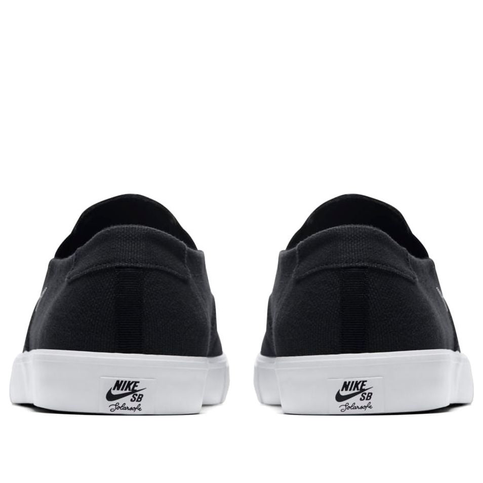 NIKE SB PORTMORE II SOLARSOFT SLIP BLACK LIGHT BONE