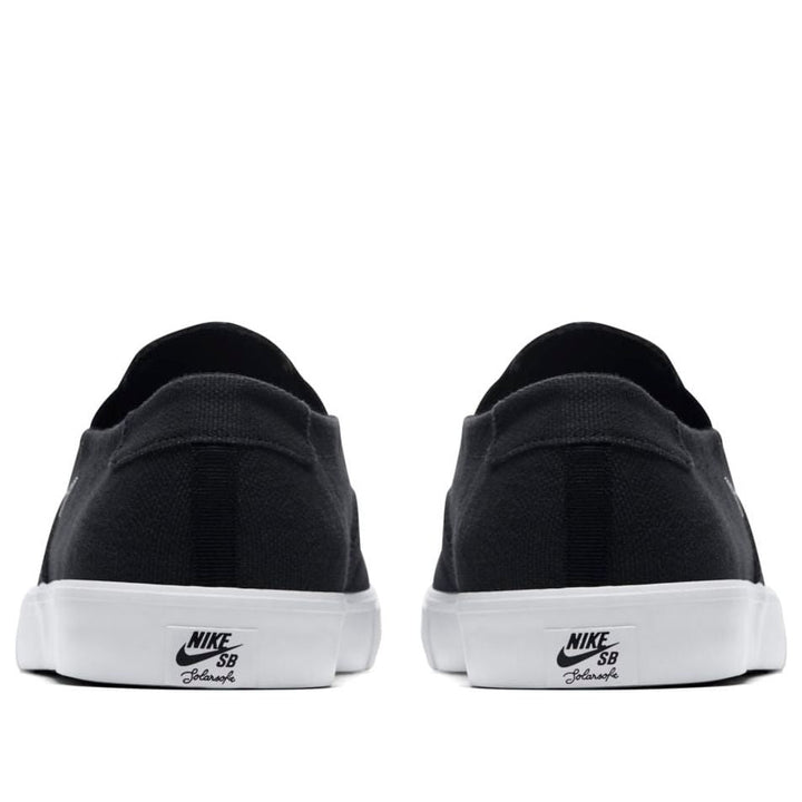 NIKE SB PORTMORE II SOLARSOFT SLIP BLACK LIGHT BONE