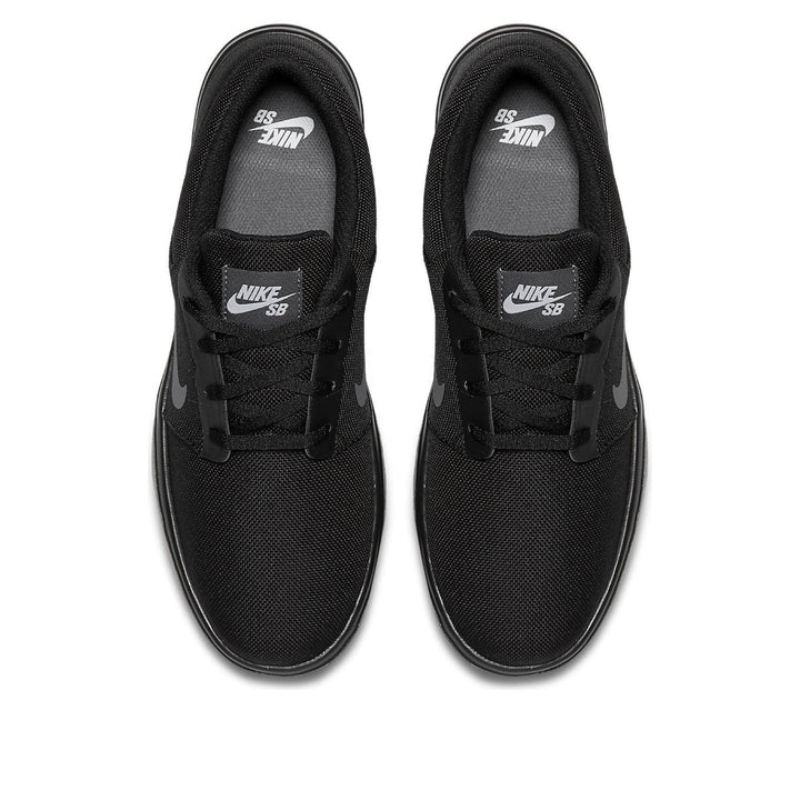 NIKE SB PORTMORE ULTRALIGHT CANVAS BLACK DARK GREY WHITE
