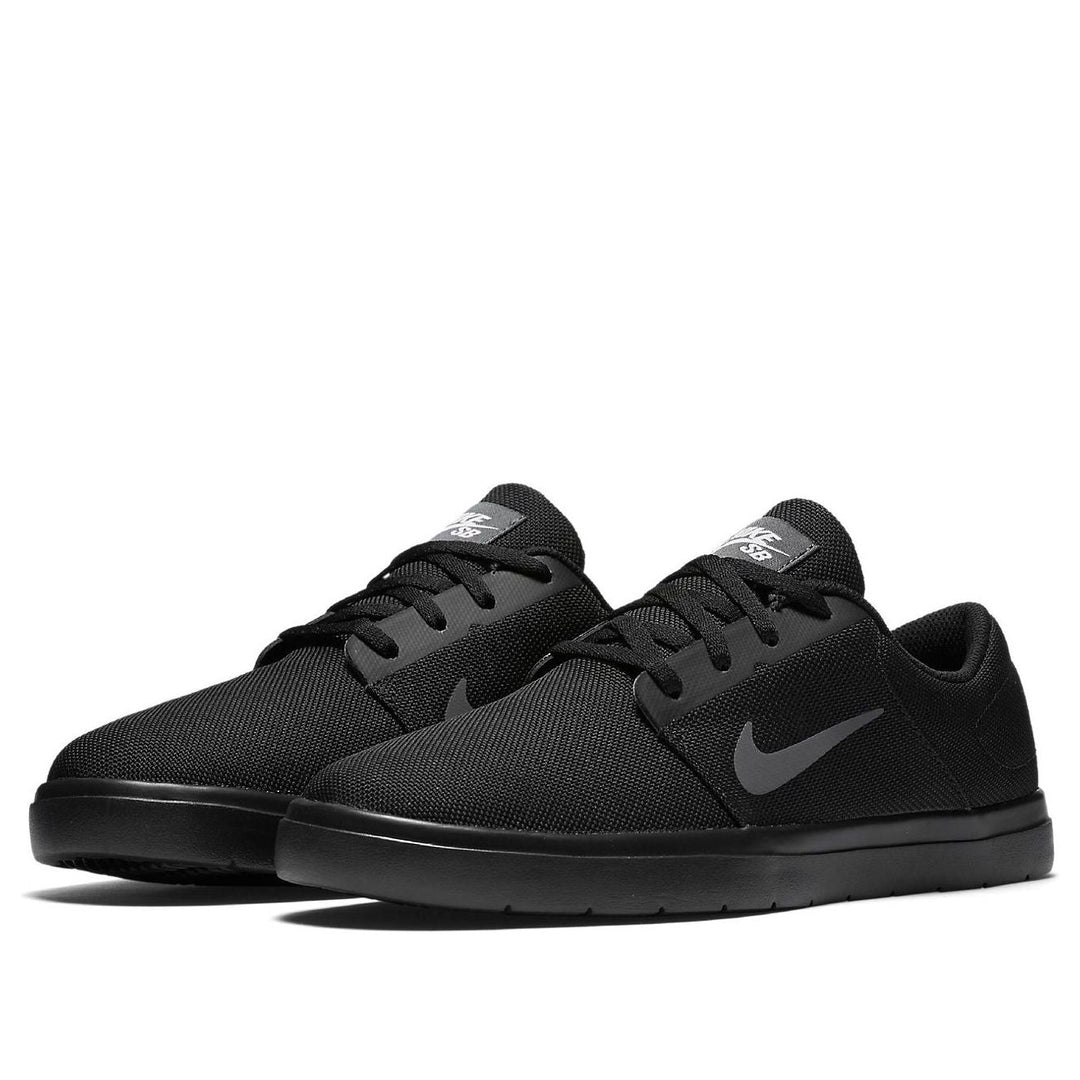 NIKE SB PORTMORE ULTRALIGHT CANVAS BLACK DARK GREY WHITE