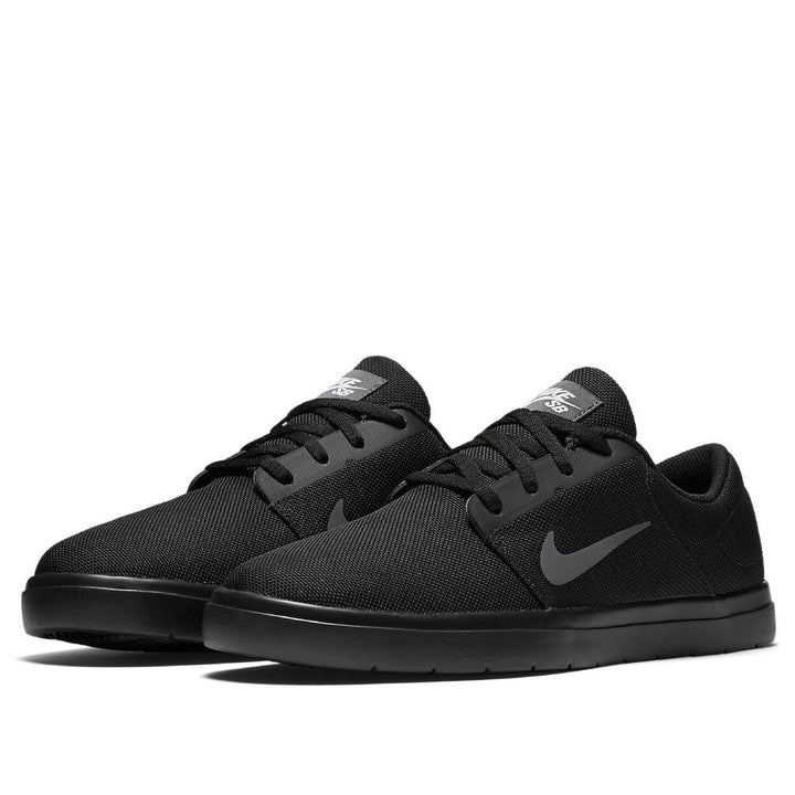 NIKE SB PORTMORE ULTRALIGHT CANVAS BLACK DARK GREY WHITE