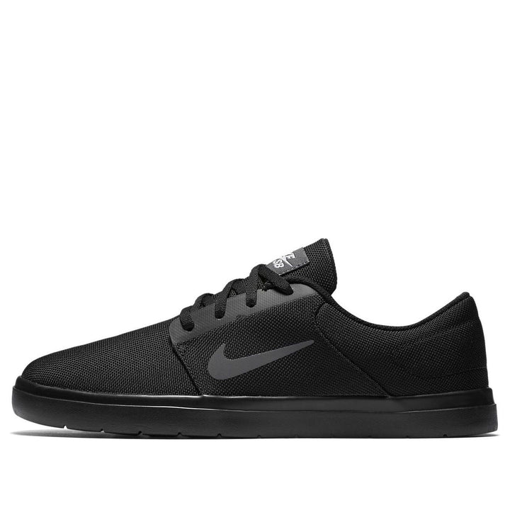 NIKE SB PORTMORE ULTRALIGHT CANVAS BLACK DARK GREY WHITE