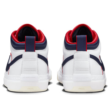 NIKE SB REACT LEO PRM WHITE MIDNIGHT NAVY — Stock