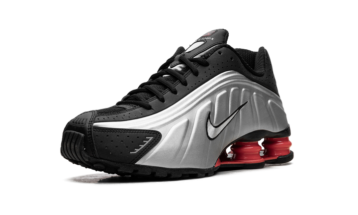 NIKE SHOX R4 BLACK METALLIC SILVER (2025) WOMENS