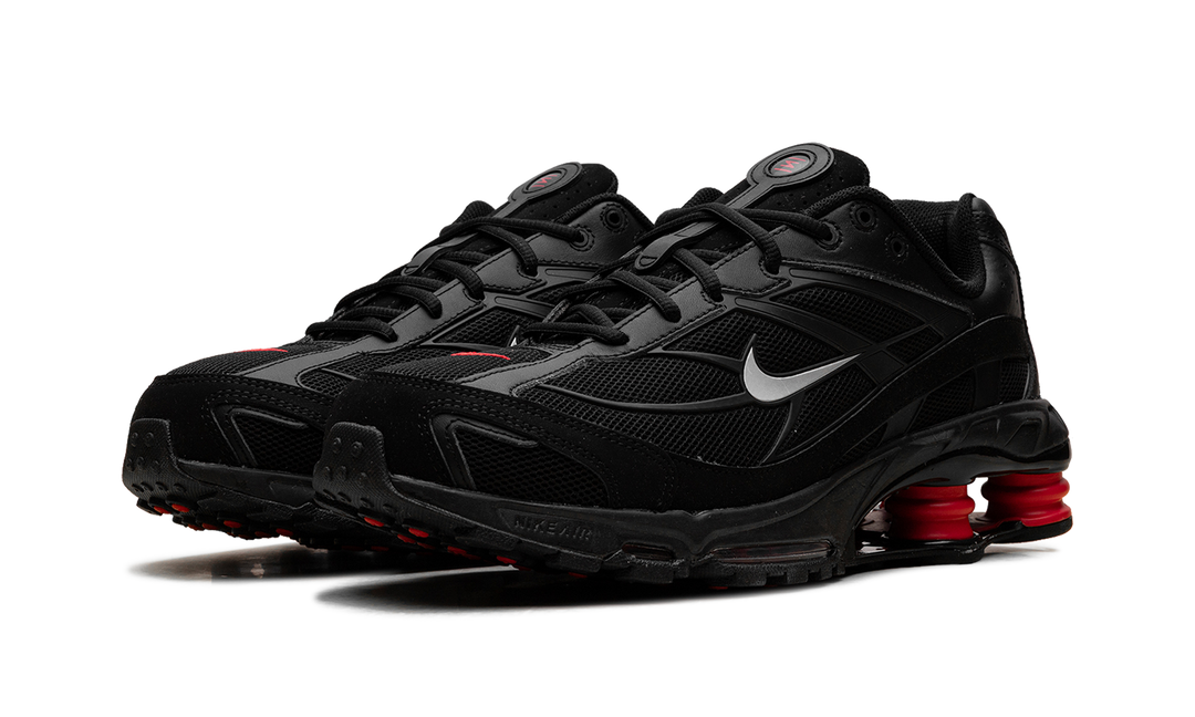 NIKE SHOX RIDE 2 BLACK UNIVERSITY RED