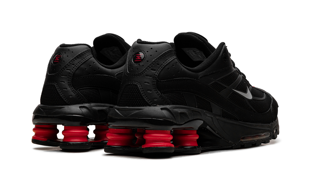 NIKE SHOX RIDE 2 BLACK UNIVERSITY RED