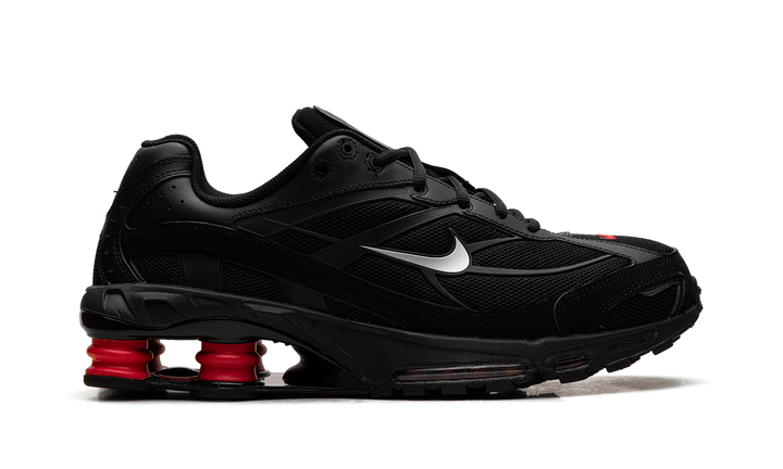 NIKE SHOX RIDE 2 BLACK UNIVERSITY RED