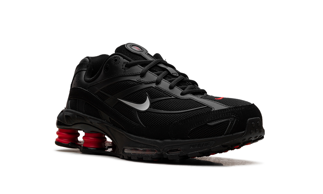 NIKE SHOX RIDE 2 BLACK UNIVERSITY RED