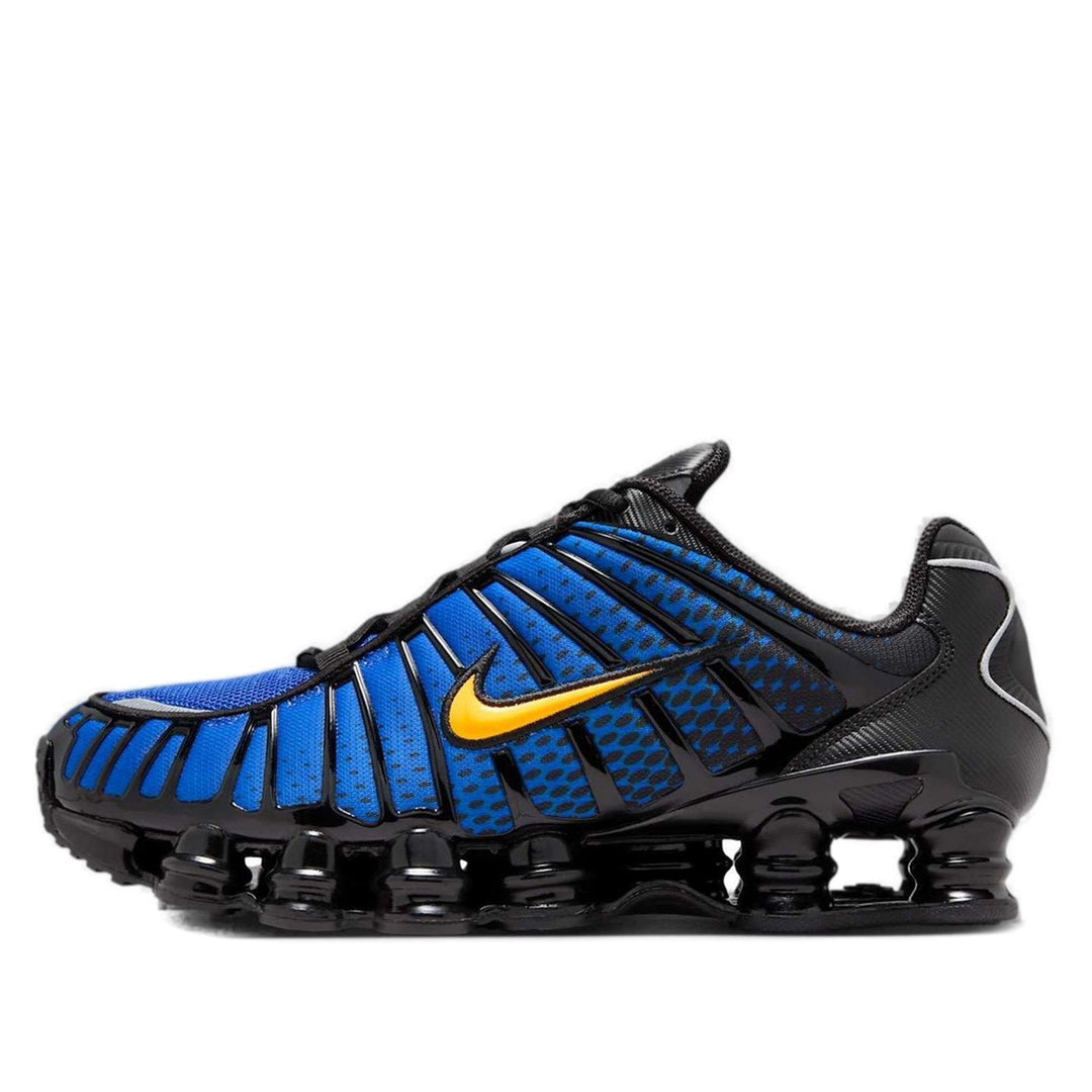 NIKE SHOX TL BLACK LYON BLUE VARSITY MAIZE