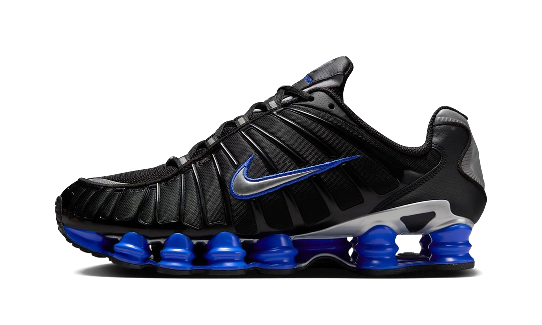 NIKE SHOX TL BLACK RACER BLUE METALLIC SILVER
