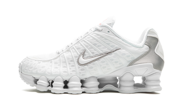NIKE SHOX TL WHITE SILVER WOMENS — Stock