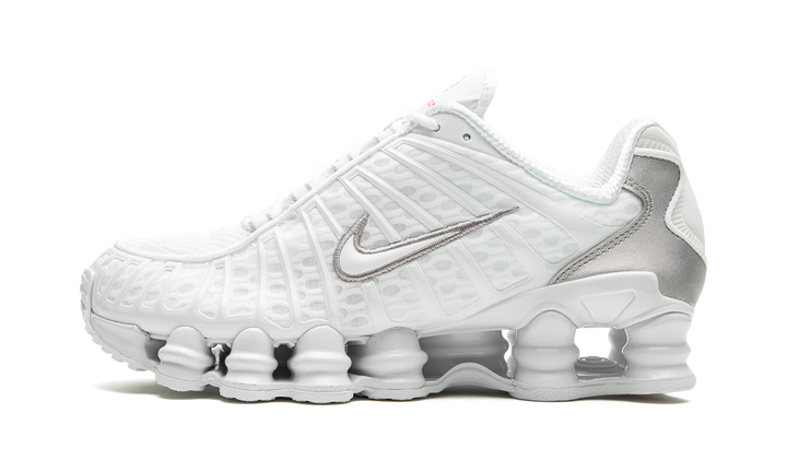 NIKE SHOX TL WHITE SILVER WOMENS