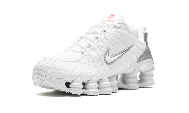 NIKE SHOX TL WHITE SILVER WOMENS