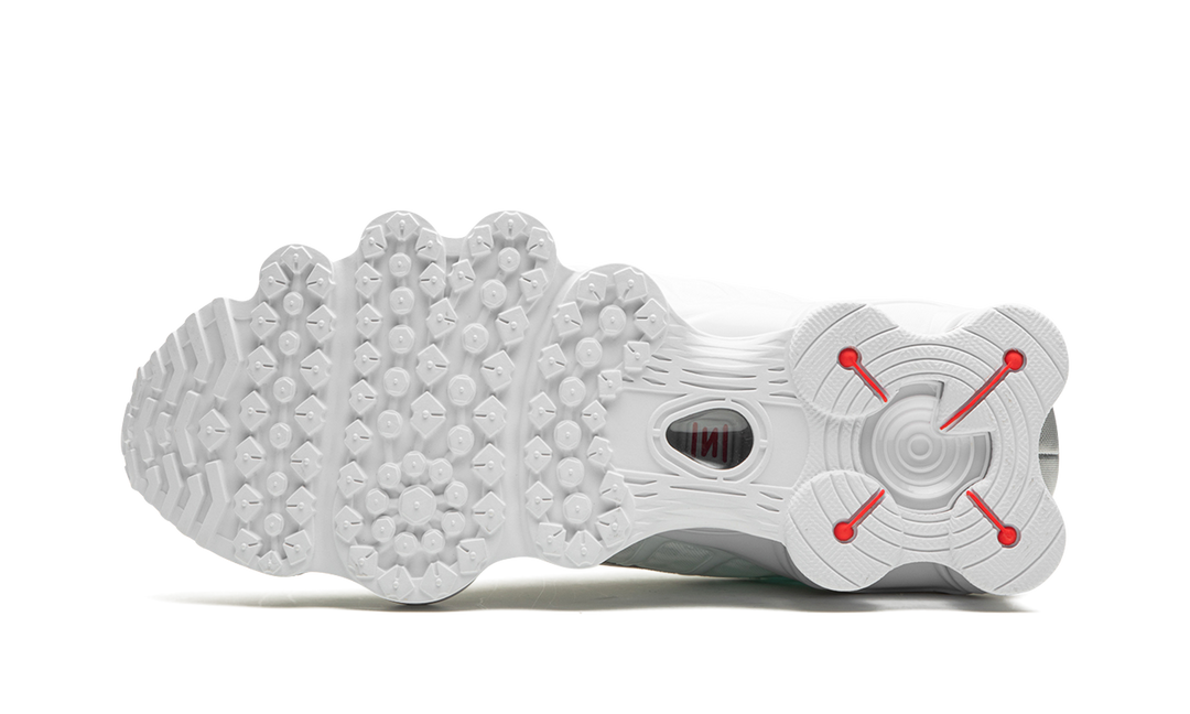 NIKE SHOX TL WHITE SILVER WOMENS