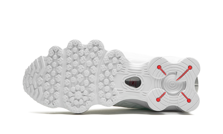 NIKE SHOX TL WHITE SILVER WOMENS