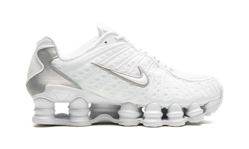 NIKE SHOX TL WHITE SILVER WOMENS — Stock