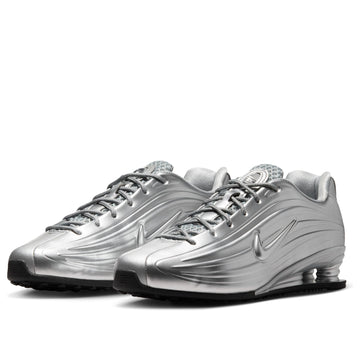 NIKE SHOX Z METALLIC SILVER BLACK WOMENS — Stock