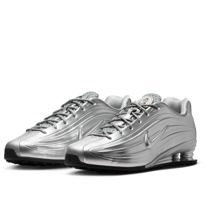 NIKE SHOX Z METALLIC SILVER BLACK WOMENS