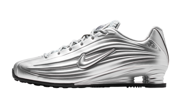 NIKE SHOX Z METALLIC SILVER BLACK WOMENS — Stock