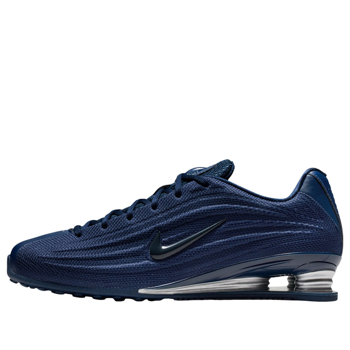 NIKE SHOX Z MIDNIGHT NAVY METALLIC SILVER WOMENS