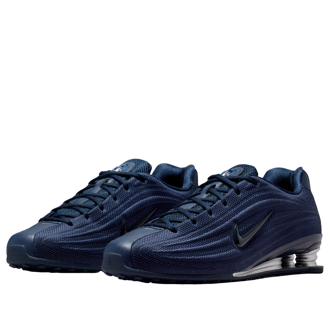 NIKE SHOX Z MIDNIGHT NAVY METALLIC SILVER WOMENS
