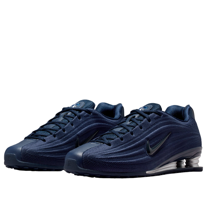 NIKE SHOX Z MIDNIGHT NAVY METALLIC SILVER WOMENS