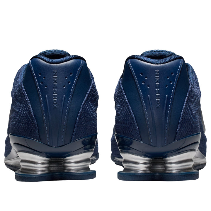 NIKE SHOX Z MIDNIGHT NAVY METALLIC SILVER WOMENS
