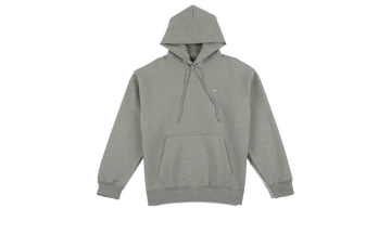 NIKE SOLO SWOOSH PULLOVER HOODIE 'DARK GREY HEATHER/LIGHT SMOKE GREY/WHITE' — Stock