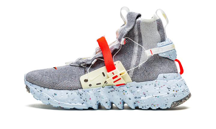 NIKE SPACE HIPPIE 03 VAST GREY HYPER CRIMSON