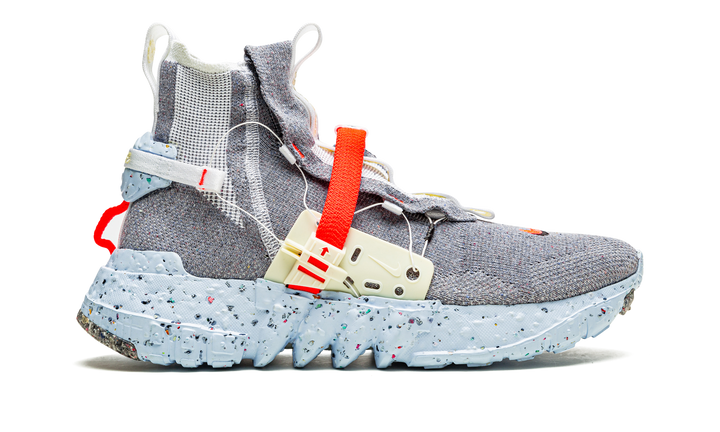 NIKE SPACE HIPPIE 03 VAST GREY HYPER CRIMSON