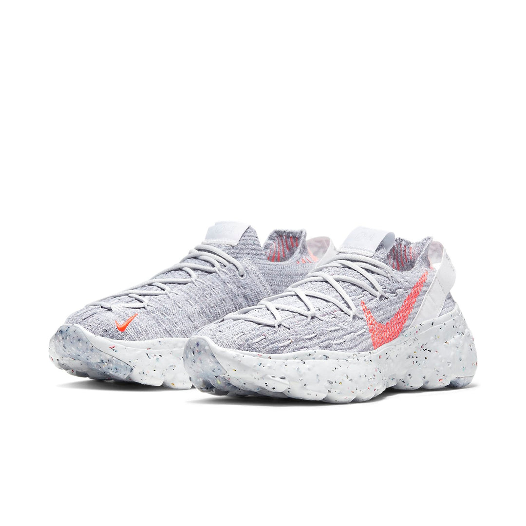 NIKE SPACE HIPPIE 04 SUMMIT WHITE HYPER CRIMSON WOMENS