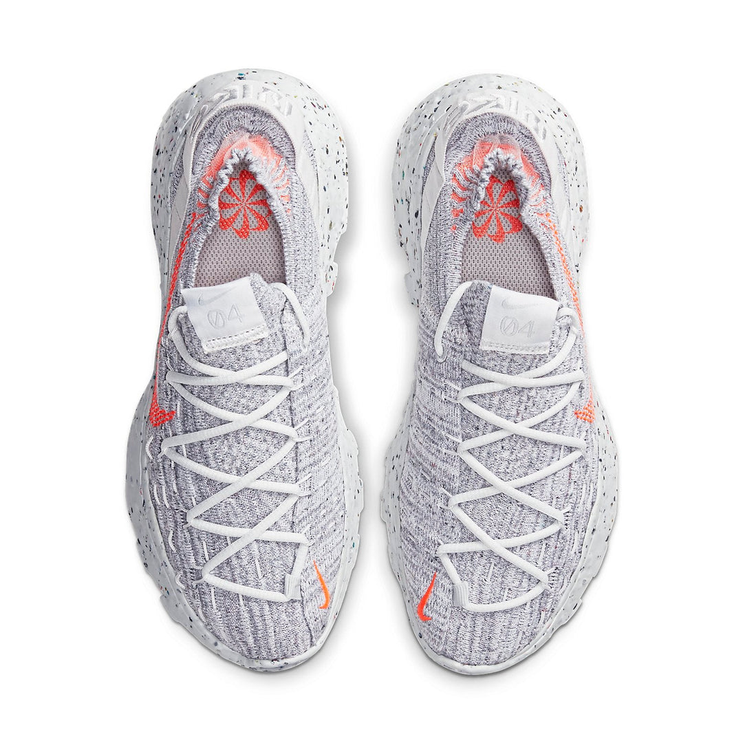NIKE SPACE HIPPIE 04 SUMMIT WHITE HYPER CRIMSON WOMENS