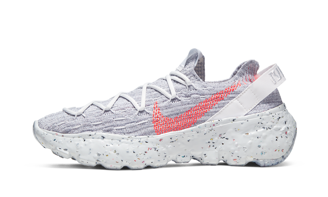 NIKE SPACE HIPPIE 04 SUMMIT WHITE HYPER CRIMSON WOMENS