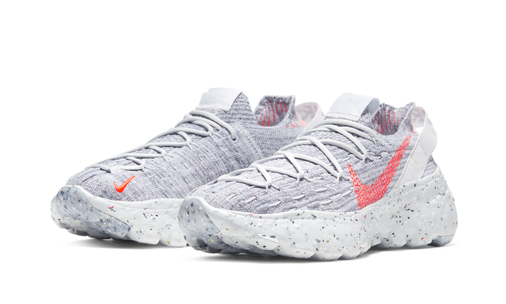 NIKE SPACE HIPPIE 04 SUMMIT WHITE HYPER CRIMSON WOMENS