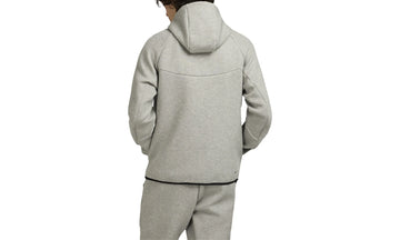 NIKE SPORTSWEAR TECH FLEECE FULL ZIP HOODIE DARK GREY HEATHER — Stock