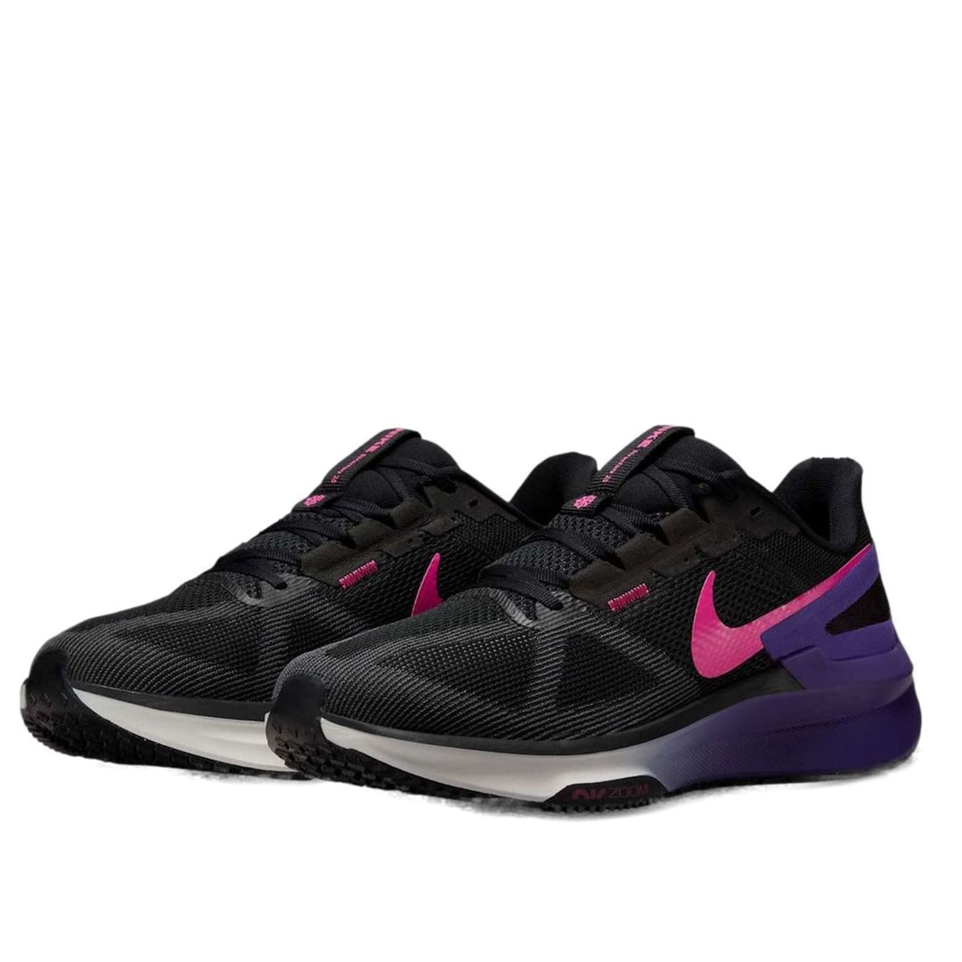 NIKE STRUCTURE 25 BLACK ANTHRACITE FIELD PURPLE LASER FUCHSIA