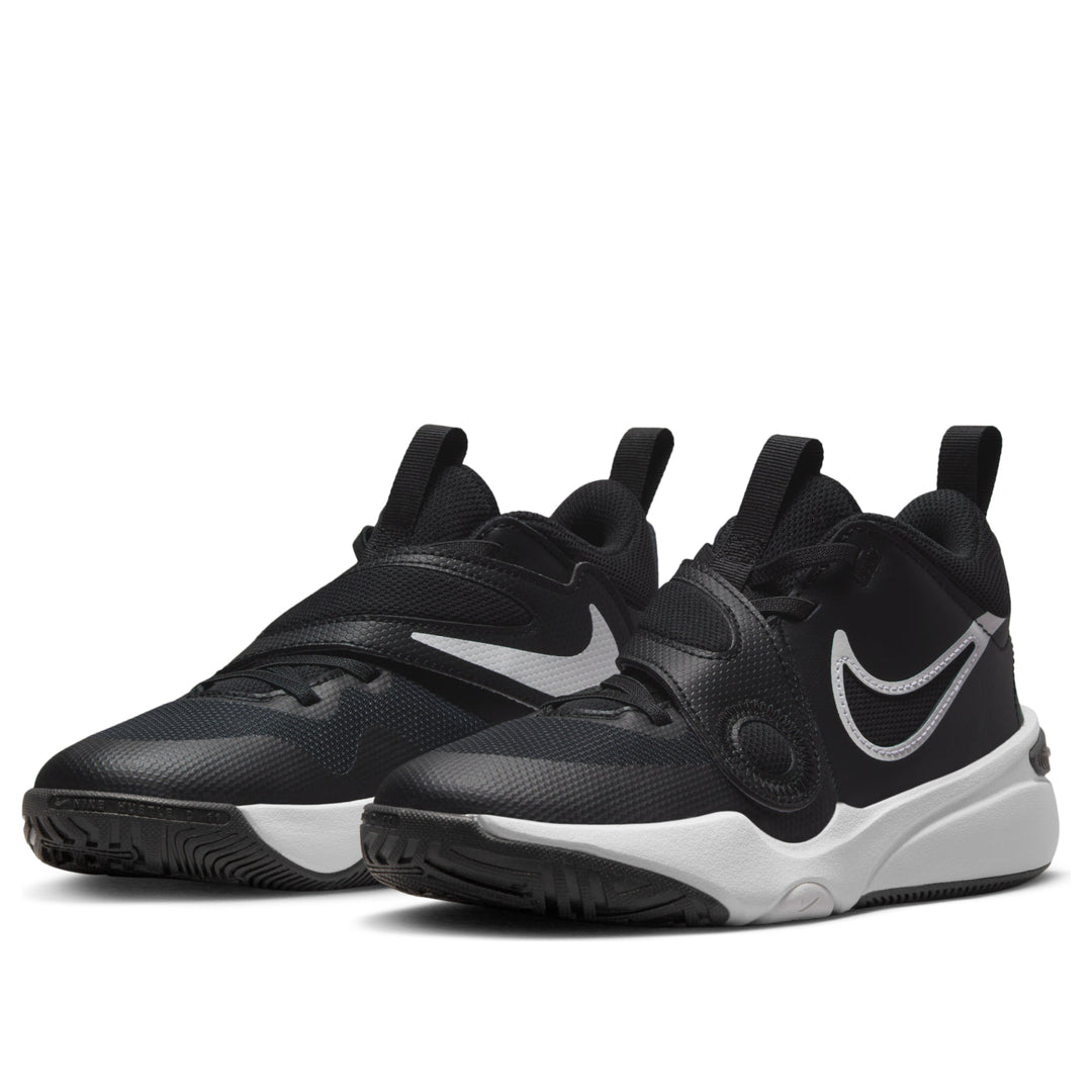 NIKE TEAM HUSTLE D 11 BLACK WHITE GS