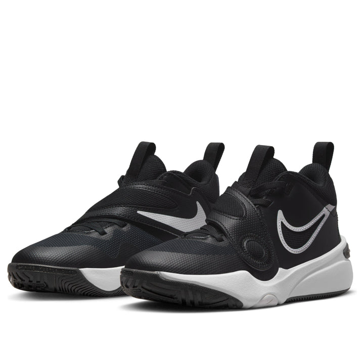 NIKE TEAM HUSTLE D 11 BLACK WHITE GS
