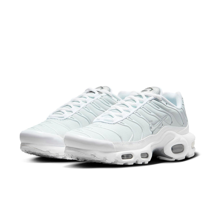 NIKE TN AIR MAX PLUS WHITE METALLIC SILVER WOMENS